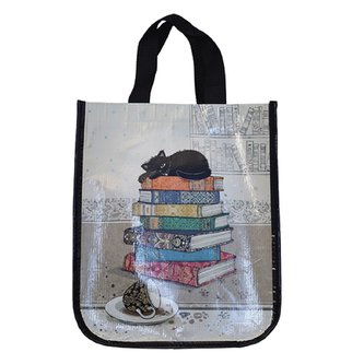 Taška BUG ART KIUB - Kočka na knihách