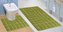 SADA STANDARD 60x100 + 60x50 cm - zelený mech