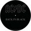 Podložka na talíř gramofonu AC/DC: Bck In Black (průměr 30,5 cm)