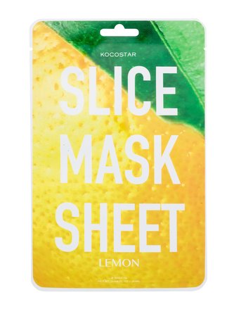 Kocostar Slice Mask Pleťová maska Lemon 20 ml pro ženy
