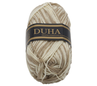 Příze DUHA - světle béžová, béžová - 50g / 150 m