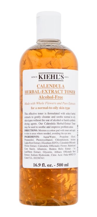 Kiehl´s Calendula Pleťová voda a sprej Herbal-Extract Toner 500 ml pro ženy