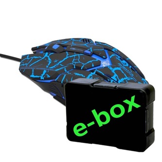 E-Blue Myš Auroza Gaming, černá 49543