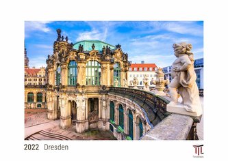 Dresden 2022 - White Edition - Timokrates Kalender, Wandkalender, Bildkalender - DIN A3 (42 x 30 cm)