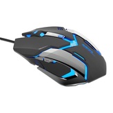 E-Blue Myš Auroza Gaming, černá, herní