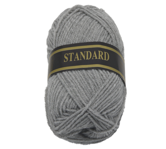 Příze STANDARD - středně šedá - 50g / 150 m