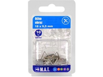 očko obraz 18x9,5mm Zn (10ks)