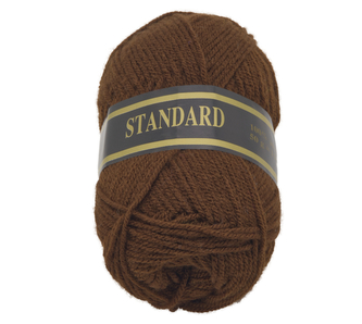Příze STANDARD - hnědá - 50g / 150 m