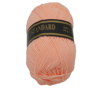 Příze STANDARD - lososová - 50g / 150 m