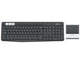 Logitech klávesnice K375s + stojan na mobil/tablet / bezdrátová / CZ layout / černá