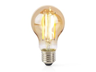Smart žárovka LED E27 7W teplá bílá NEDIS WIFILRF10A60 WiFi Tuya