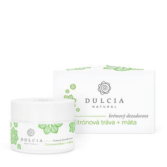DULCIA natural Krémový deodorant citronová tráva a máta 30 g