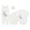 4-dílná kojenecká souprava Koala Angel smetanová - velikost 62 (3-6m)