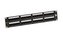 Patch panel Solarix SX48-6-UTP-BK UTP cat.6 48p., 2U, 350MHz