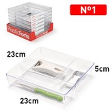 Kuchyňský organizér číslo 1; 7, 23x23x5cm; plast