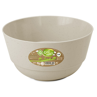 Miska 3,9l BIOALMOND; 25x25x12cm; rec.plast, mandlové skořápky