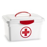 Kufřík lékárnička; 34x23,5x16,5 cm; plast