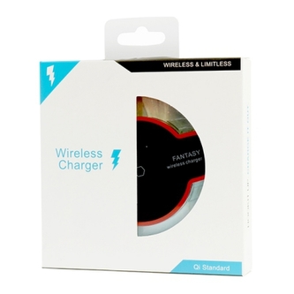 Indukční nabíječ ENTERPRISE LED 2A barva černá