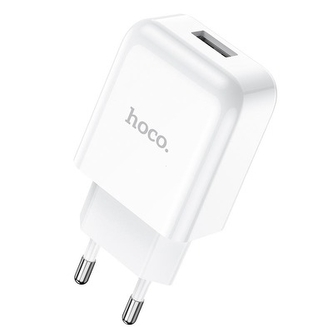 Cestovní nabíječ HOCO N2 Vigour 1x USB A (2A), barva bílá