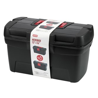 Sada kufrů na nářadí HEROBOX 13´ + 16´; 39,6x22,1x23,1 cm; plast
