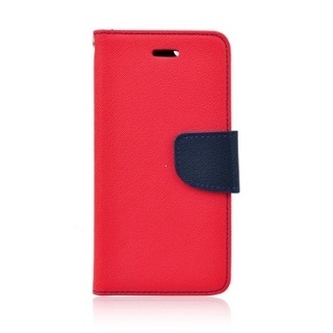 Pouzdro FANCY Diary Xiaomi Redmi Note 10, 10s barva červená/modrá
