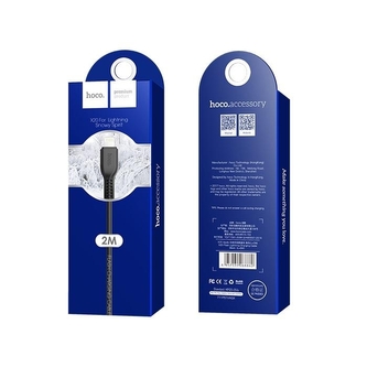 Datový kabel HOCO X20 iPhone Lightning barva černá - 2 metry