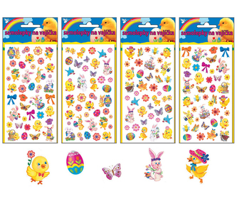 Samolepky na vajíčka velikonoční 19x9cm 774