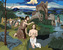 Malování podle čísel - KRISTŮV KŘEST (JOACHIM PATINIR) - 80x100 cm, bez rámu a bez vypnutí plátna