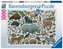 Ravensburger Puzzle - Atlas divokých zvířat 1000 dílků