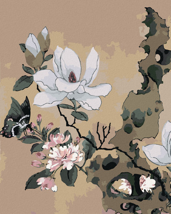 Malování podle čísel - MALBA V ALBU (CHEN HONGSHOU) - 40x50 cm, bez rámu a bez vypnutí plátna