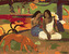 Malování podle čísel - AREAREA (PAUL GAUGUIN) - 40x50 cm, vypnuté plátno na rám