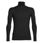 Mens Tech Top LS Half Zip, I001 TWISTER HTHR/GLACIER/JET HTHR | XXL