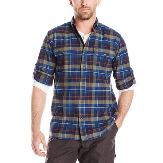 Singi Heavy Flannel Shirt M / Sarek Heavy Flannel Shirt, Navy | 560 | S