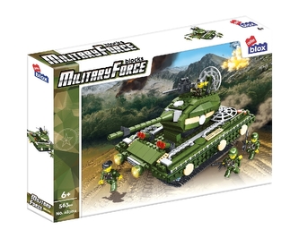 Stavebnice Alle Blox vojenská 563 dílů