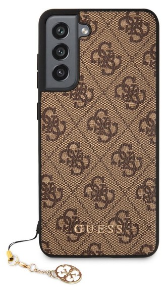 Guess 4G zadní kryt Samsung Galaxy S21 FE, Brown