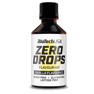 BiotechUSA - Zero Drops - Kokosová makronka - 50ml