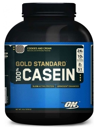 Optimum Nutrition - 100 % Casein - Jahoda - 1820 Gramů