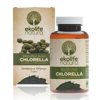 Ekolife Natura - Algae Chlorella Organic - 240 kapslí
