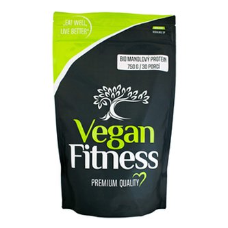 Vegan Fitness - Mandlový Protein BIO - Bez příchutě - 750 Gramů