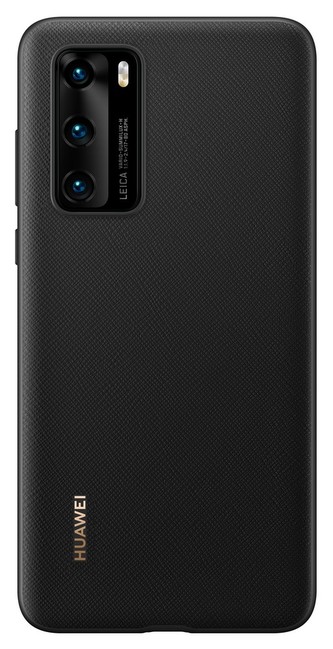 Huawei P40 PU Case Black