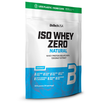 BiotechUSA - Iso Whey Zero Natural - Jahoda - 500 Gramů BiotechUSA - Iso Whey Zero Natural - Jahoda - 500 Gramů