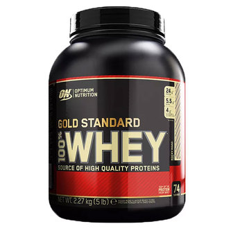 Optimum Nutrition - Gold Standard 100% Whey - Bílá čokoláda, Malina - 2270 Gramů