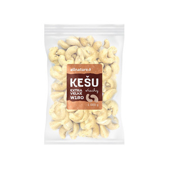 Allnature Kešu ořechy extra velké 500 g