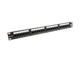 Solarix Patch panel  24 x RJ45 CAT6 UTP 350 MHz černý 1U