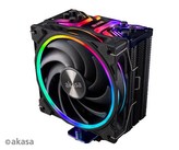 AKASA chladič CPU SOHO H4 / AK-CC4018EP01 / aRGB / 120mm / INTEL a AMD /