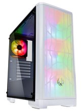 BitFenix skříň Nova Mesh TG / ATX / 4x120mm / USB 3.0 / ARGB / tvrzené sklo / bílá