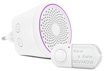 ELEKTROBOCK BZ40   Bezdrátový zvonek s přijímačem na 230V AC