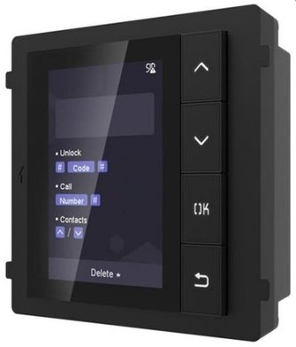 Modul Hikvision DS-KD-DIS s displejem a podsvícenými tlačítky