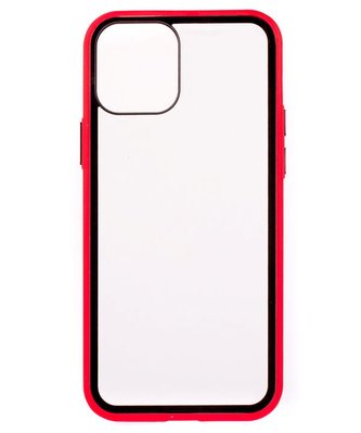 COLORWAY Smart Clear Case/ Apple iPhone 12 Pro/ Červený