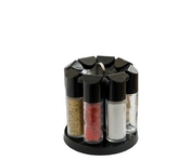 Kořenky se stojanem 8ks 16x16cm černý akryl